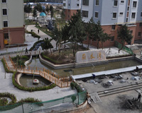 青海省乐都县丽水湾商业住宅小区施工尾期实景