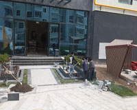 兰州“又一城.尚座”住宅楼景观工程施工