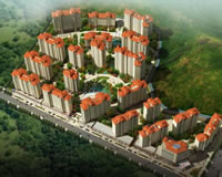 西宁隆豪万利园住宅小区景观设计案例